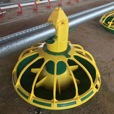 equipo de granja avícola de 1.5KW HX con el tubo galvanizado de la tolva