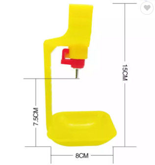 Sistema impermeable del bebedor del pezón del pollo Agua llena 360 grados