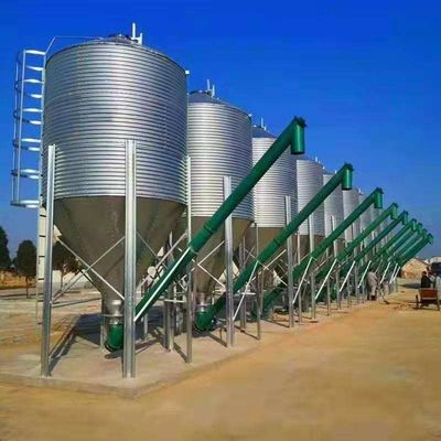 Contenedores de alimentos agrícolas de acero HX Contenedores de almacenamiento de granos de aves de corral